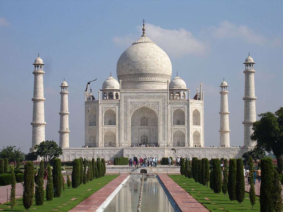 Taj Mahal puzzle ze zdjęcia