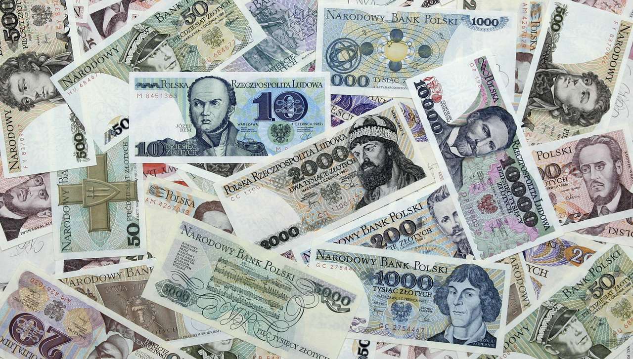 Polskie banknoty puzzle online