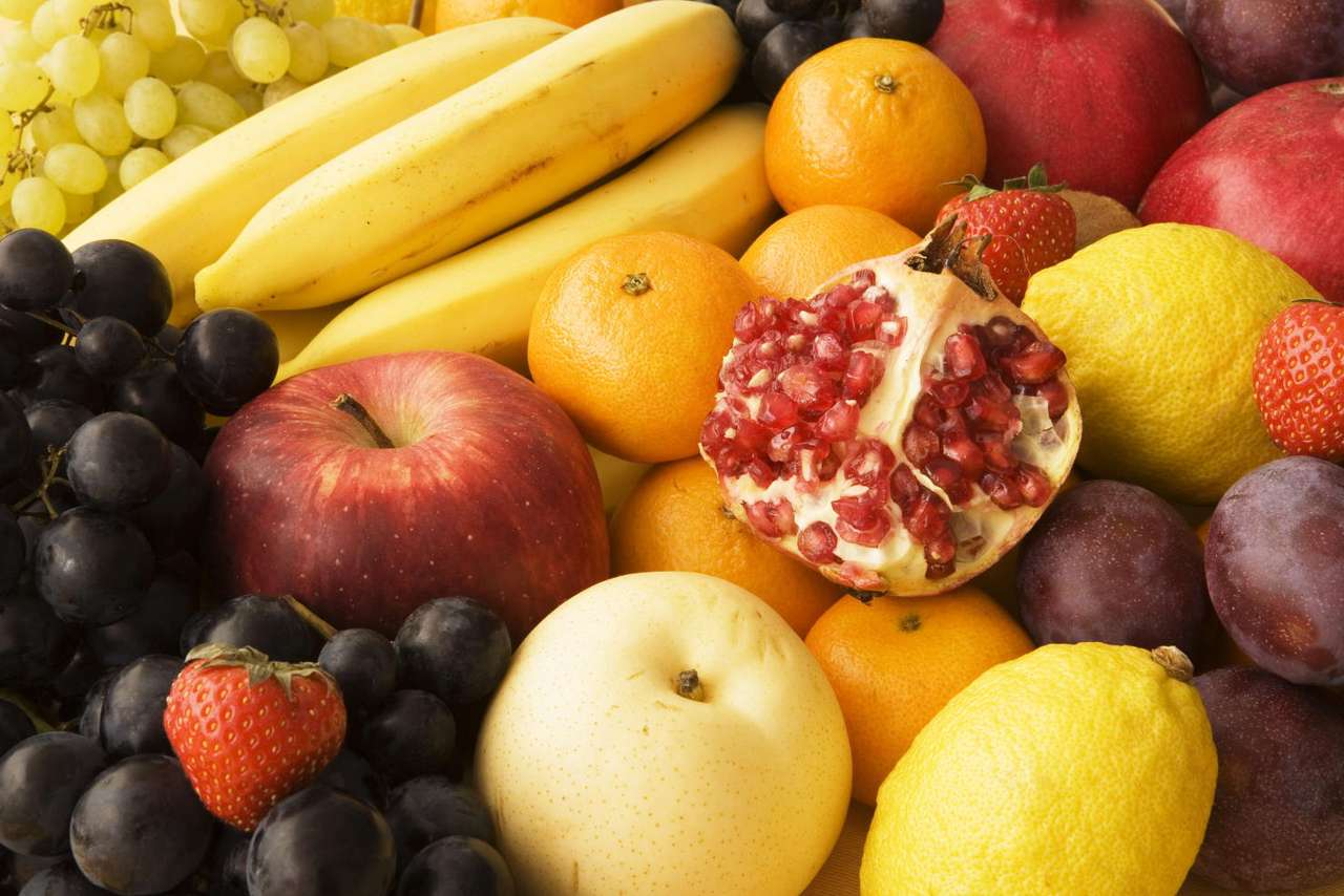 Świeże i zdrowe owoce puzzle online