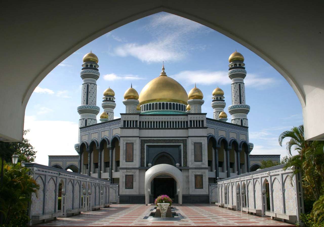 Meczet Jame'Asr Hassanal Bolkiah (Brunei) puzzle ze zdjęcia