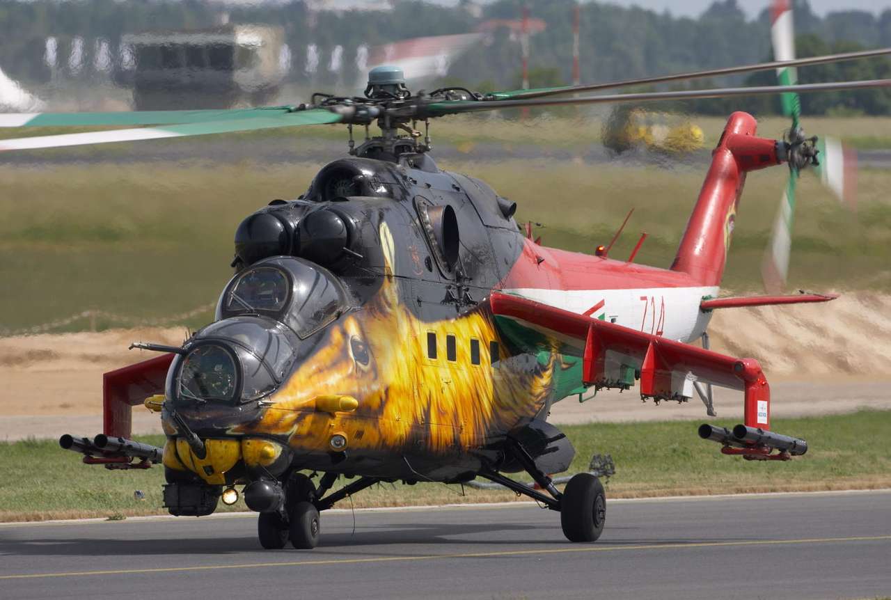 Mi-24 puzzle online ze zdjęcia