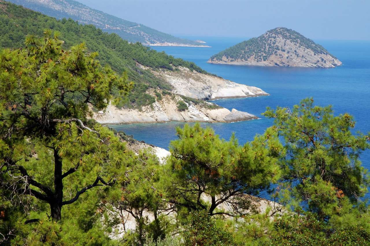 Wybrzeże Thasos (Grecja) puzzle