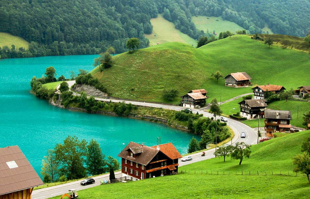 Jezioro Brienz (Szwajcaria) puzzle