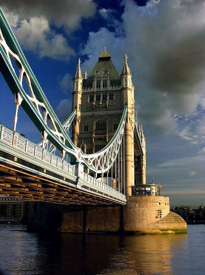 Tower Bridge w Londynie (Wielka Brytania) puzzle online