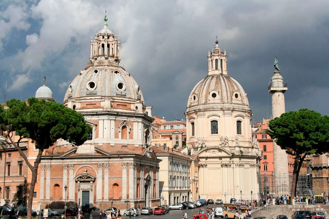 Centrum Rzymu przy Forum Trajana (Włochy) puzzle online
