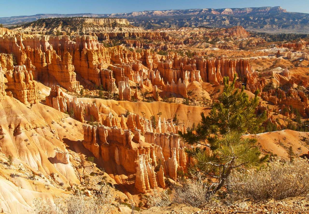 Panorama Bryce Canyon w stanie Utah (Stany Zjednoczone) puzzle online