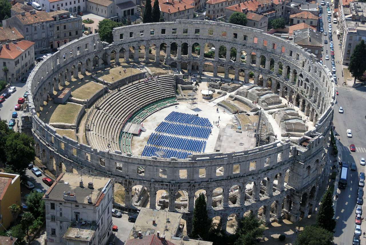 Rzymski amfiteatr w Puli (Chorwacja) puzzle online