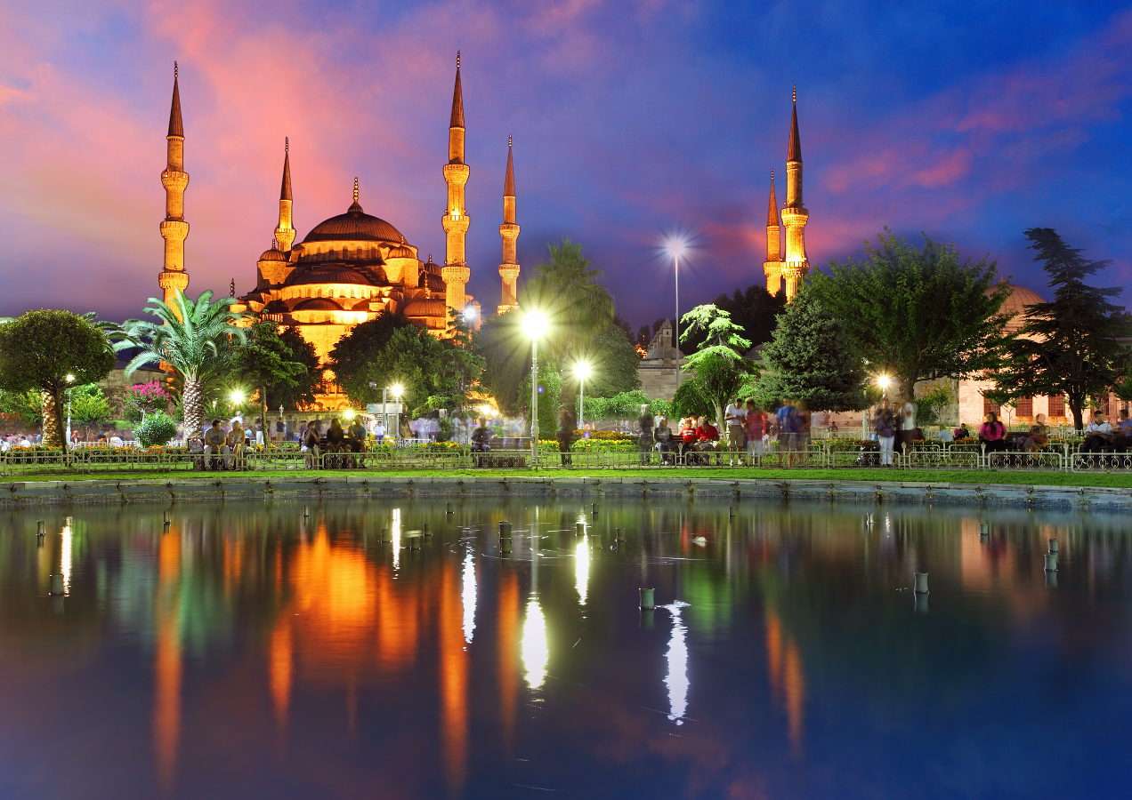 Błękitny Meczet w Stambule (Turcja) puzzle
