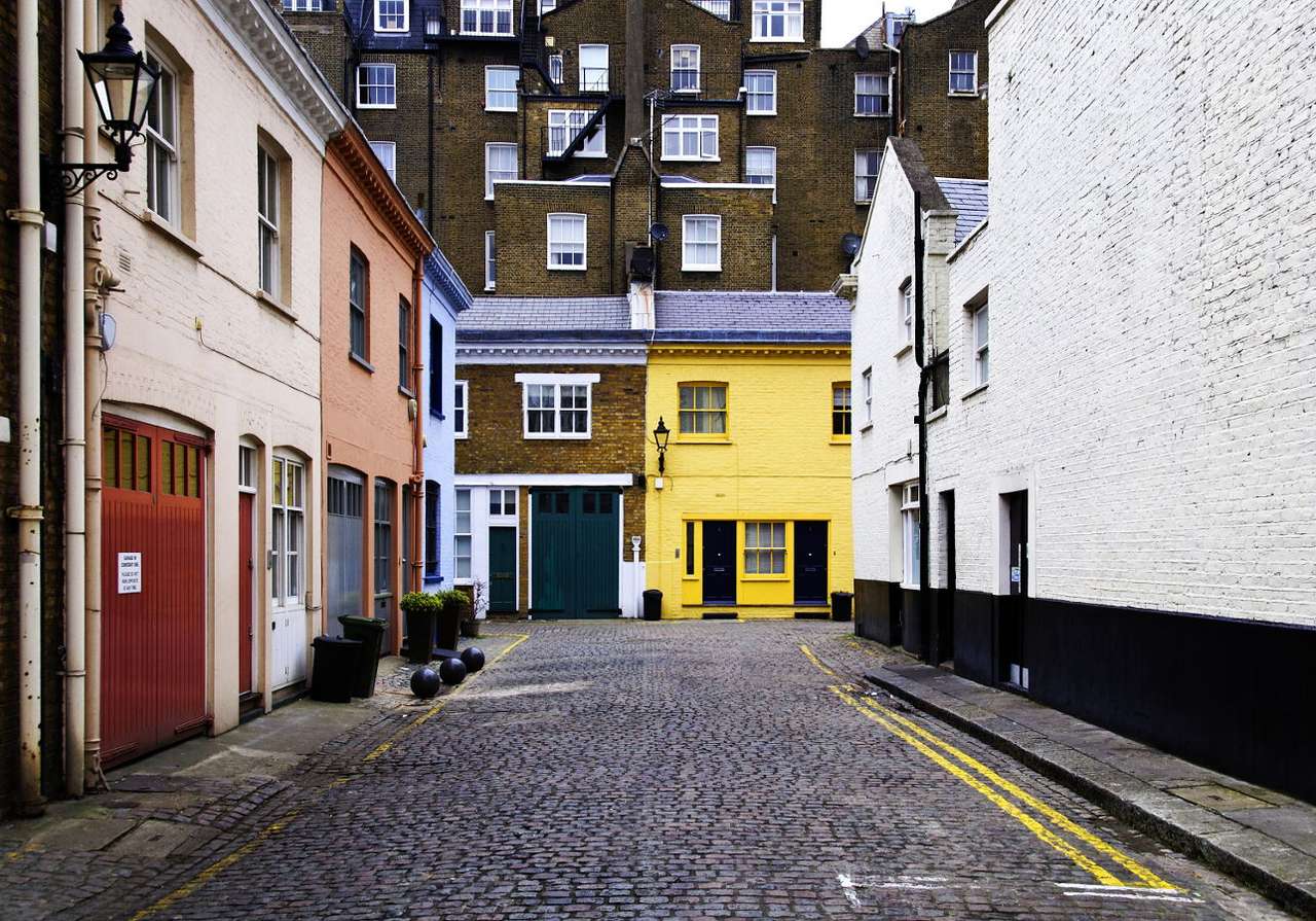 Brukowana uliczka w Londynie (Wielka Brytania) puzzle online