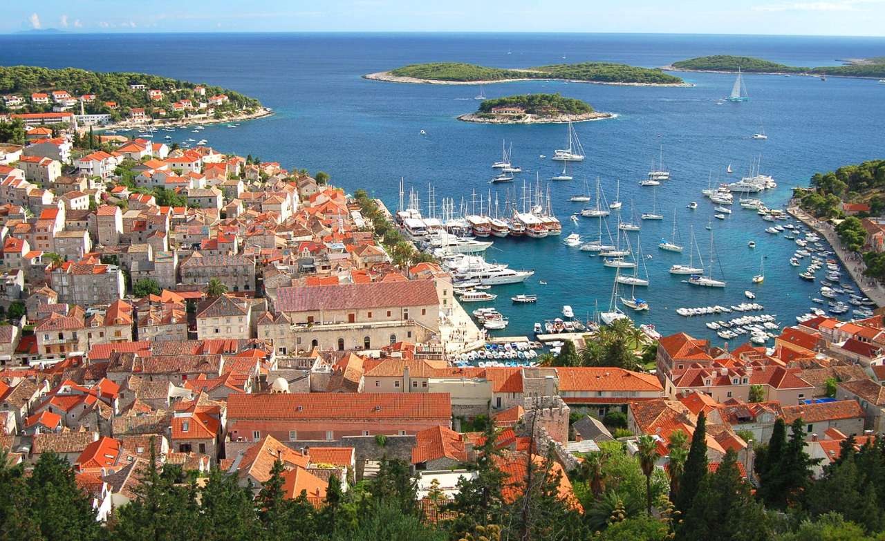 Wyspa Hvar (Chorwacja) puzzle online ze zdjęcia