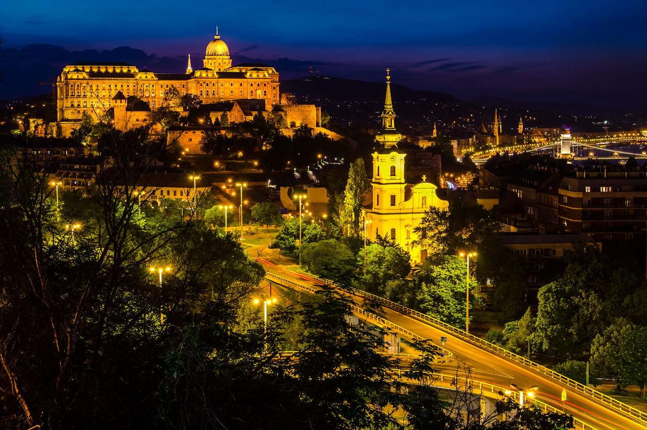 Zamek Królewski w Budapeszcie (Węgry) puzzle online ze zdjęcia