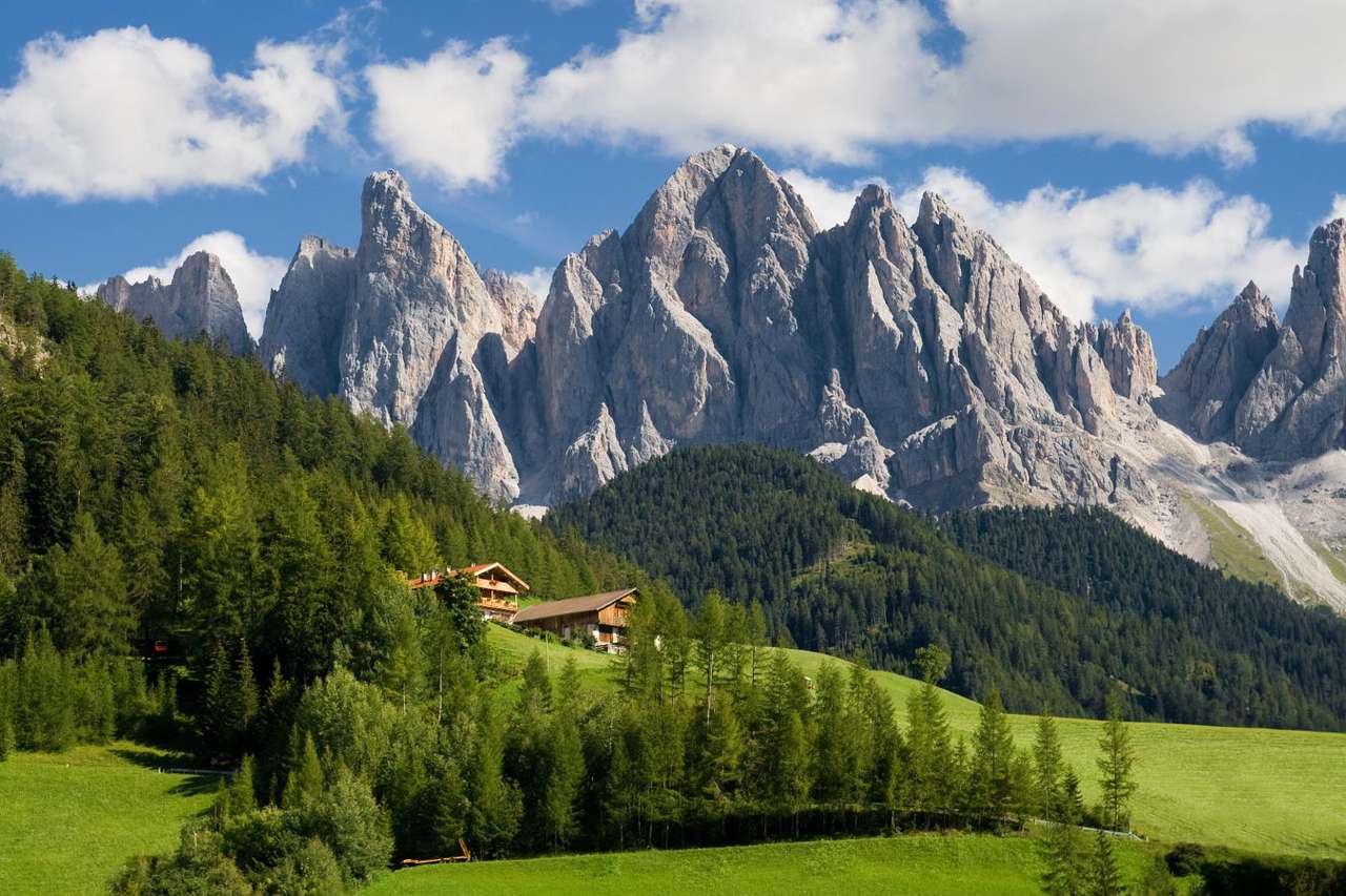 Masyw Odle w Tyrolu Południowym (Włochy) puzzle online