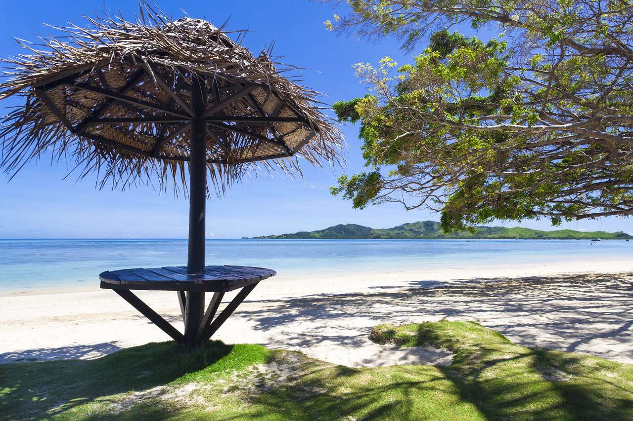 Tropikalna plaża (Fidżi) puzzle online