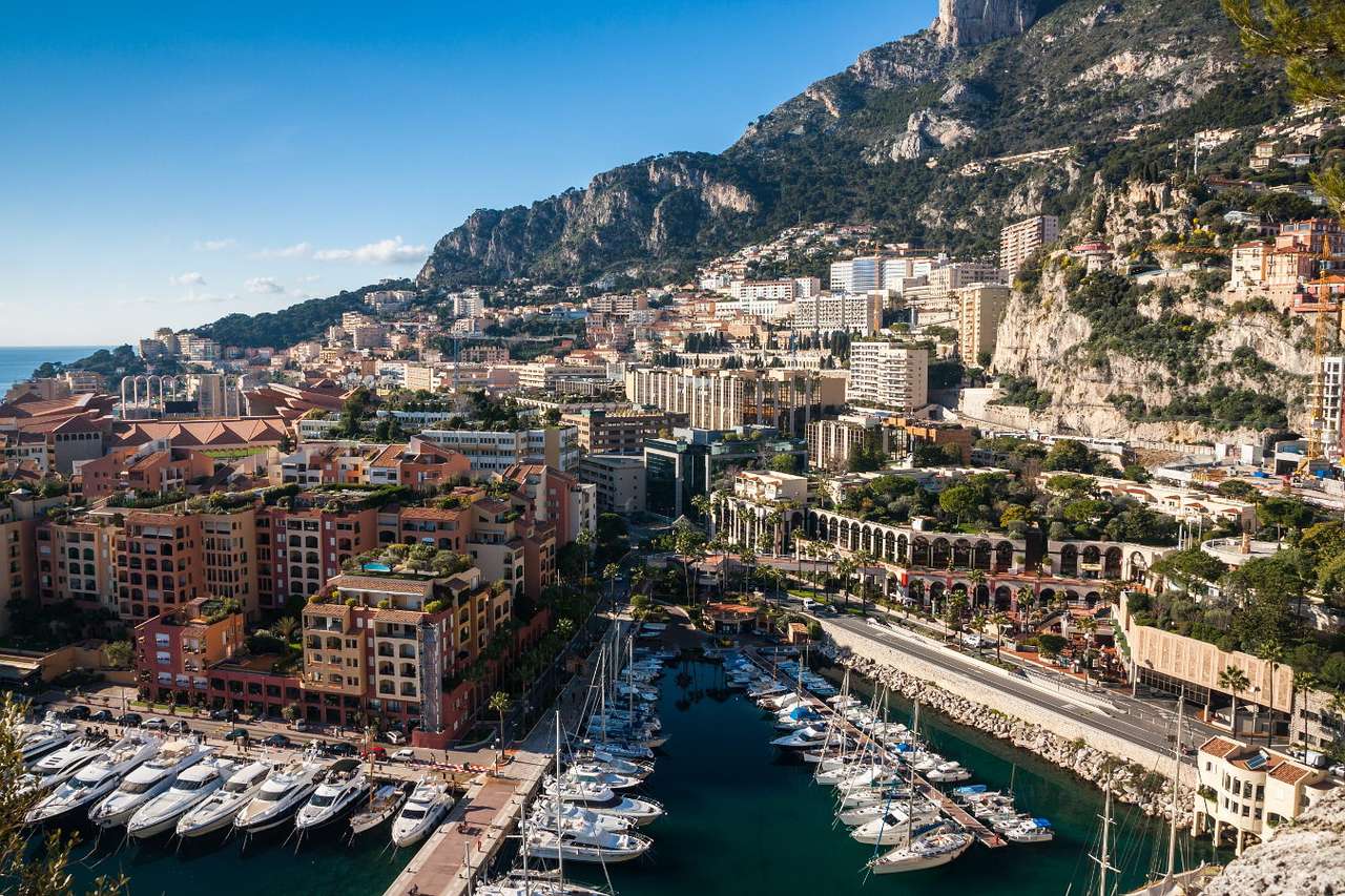 Dzielnica Monte Carlo (Monako) puzzle ze zdjęcia