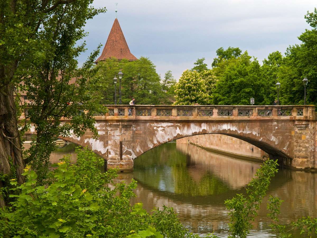 Stary most w Norymberdze (Niemcy) puzzle online