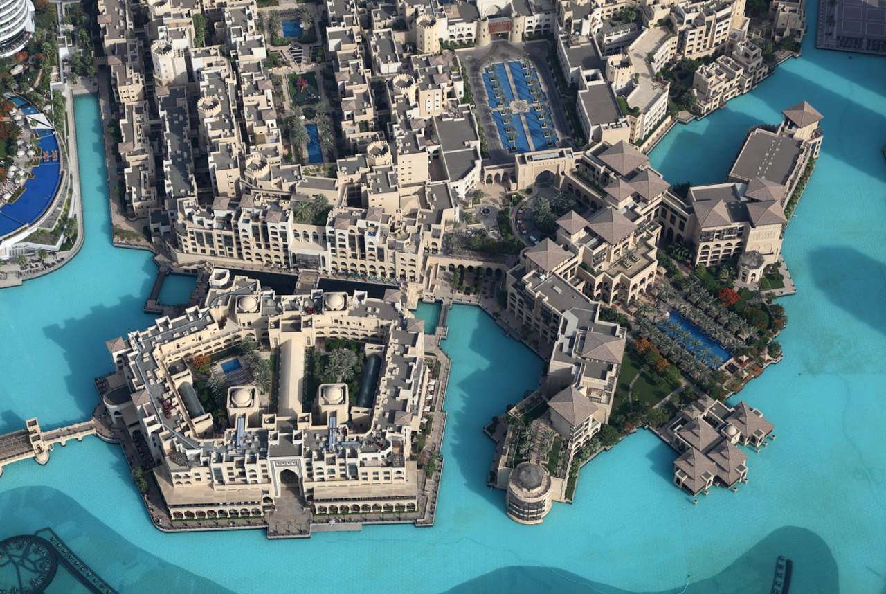 Centrum Dubaju (Zjednoczone Emiraty Arabskie) puzzle online ze zdjęcia
