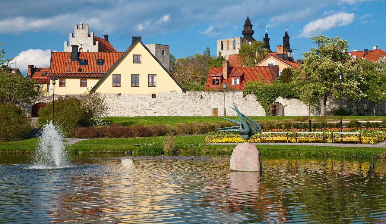 Miasto Visby (Szwecja) puzzle online