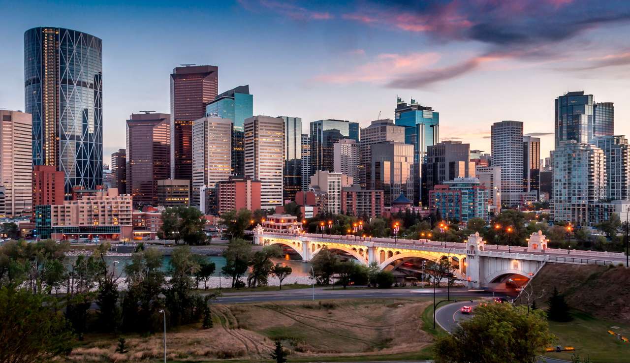 Panorama Calgary (Kanada) puzzle online ze zdjęcia