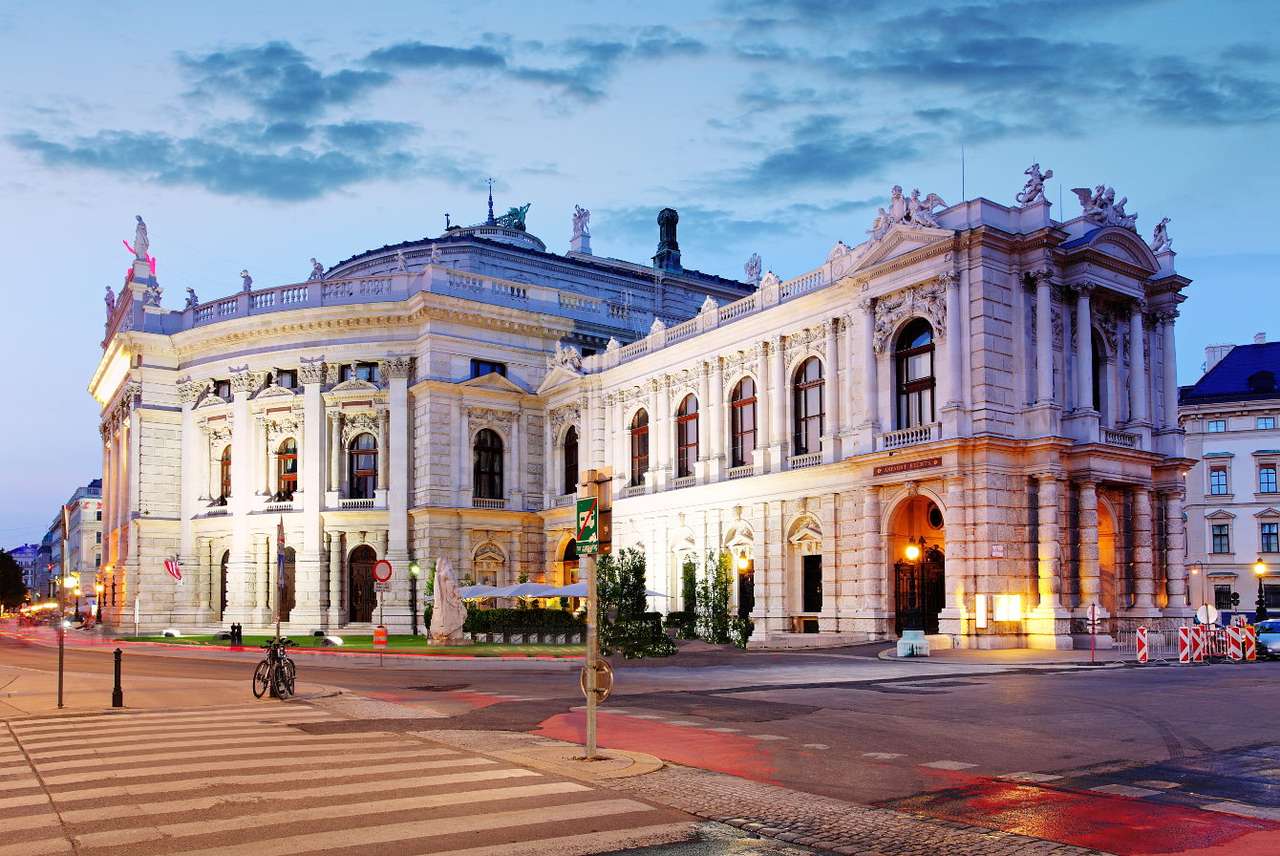 Teatr Burgtheater w Wiedniu (Austria) puzzle online ze zdjęcia