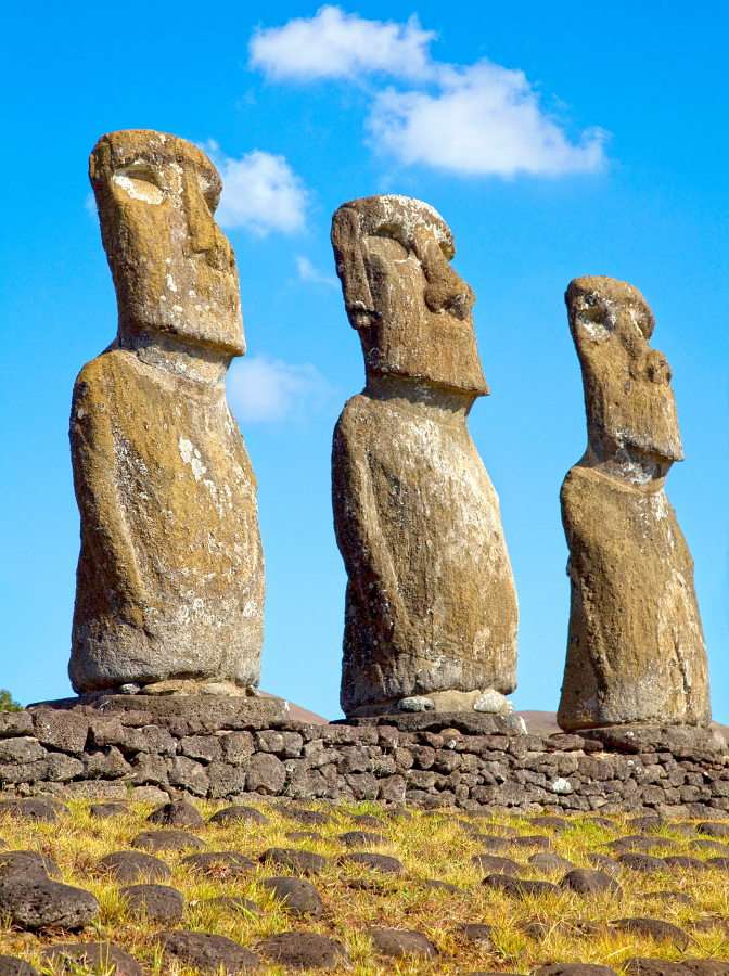 Posągi na Wyspie Wielkanocnej (Chile) puzzle