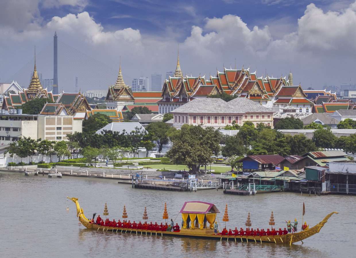 Wielki Pałac Królewski w Bangkoku (Tajlandia) puzzle