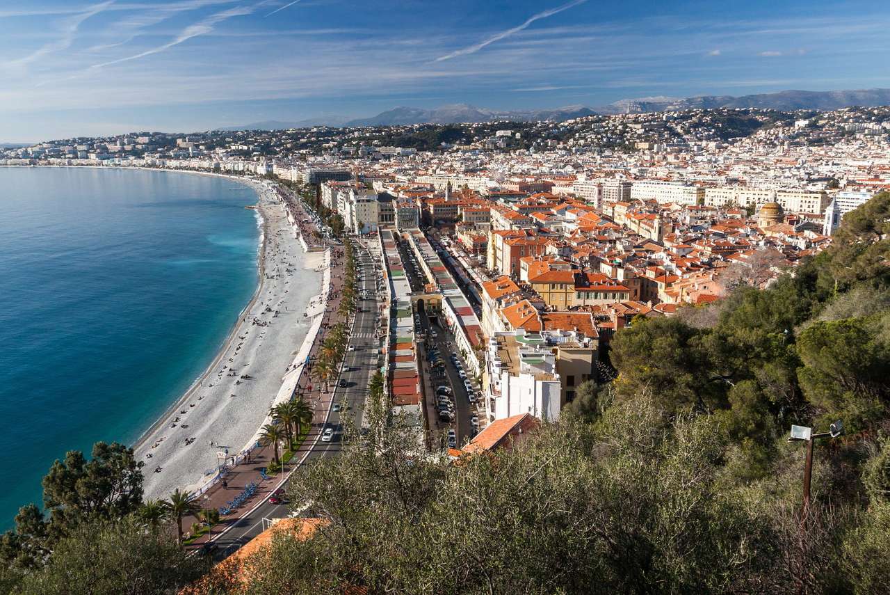 Lazurowe Wybrzeże w Nicei (Francja) puzzle online