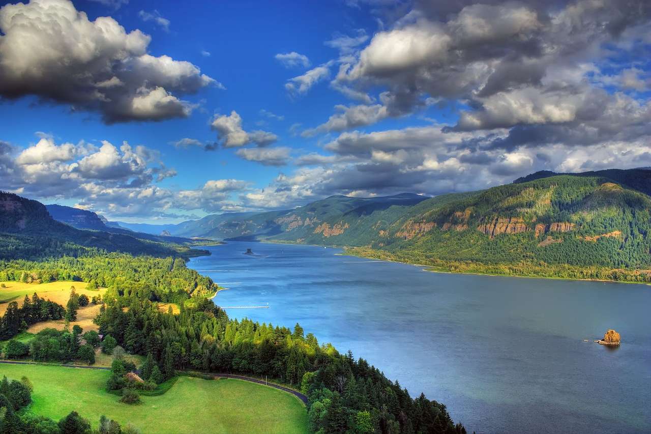 Columbia River Gorge (USA) puzzle online ze zdjęcia