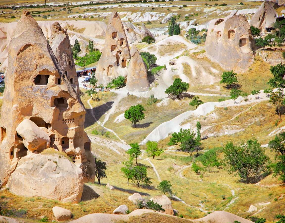 Pejzaż Kapadocji (Turcja) puzzle online ze zdjęcia