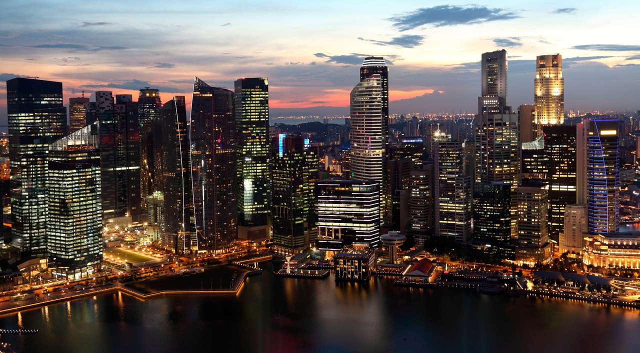 Dzielnica biznesowa w Singapurze (Singapur) puzzle online