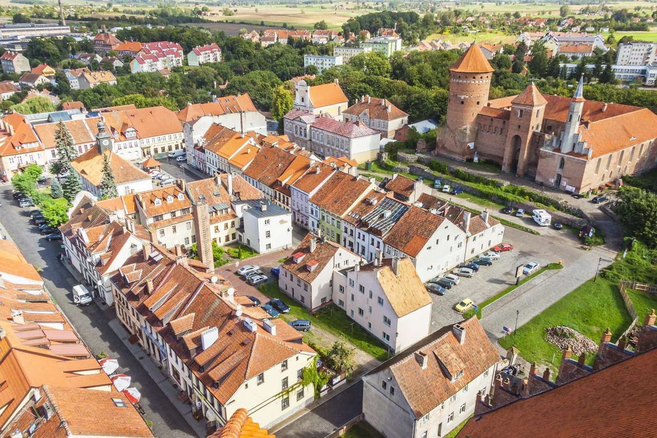 Stare miasto w Reszlu (Polska) puzzle online