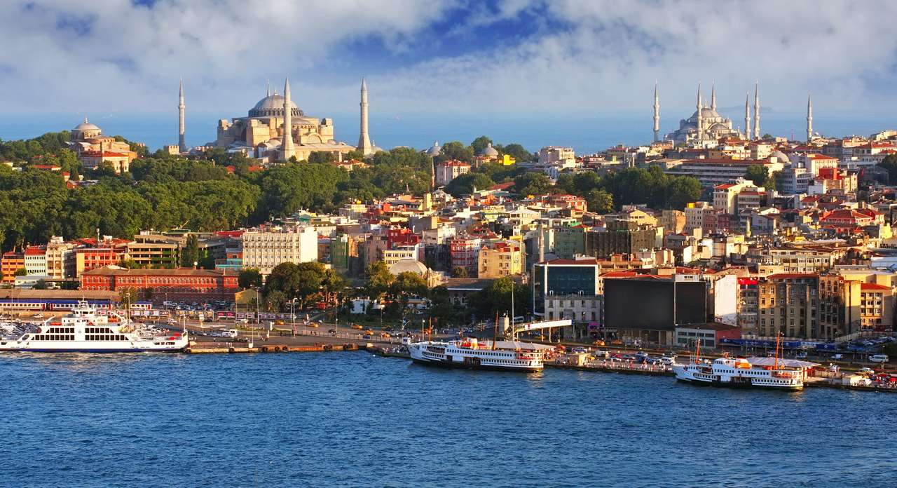 Panorama Stambułu (Turcja) puzzle online