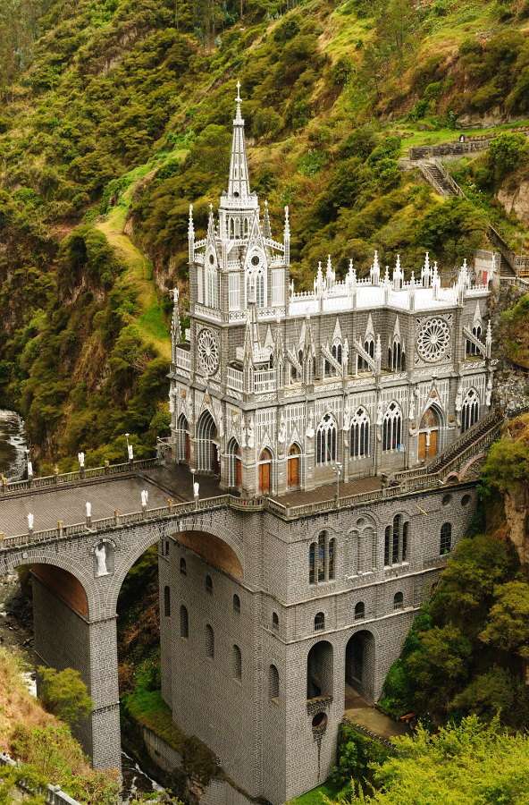 Sanktuarium Las Lajas (Kolumbia) puzzle online