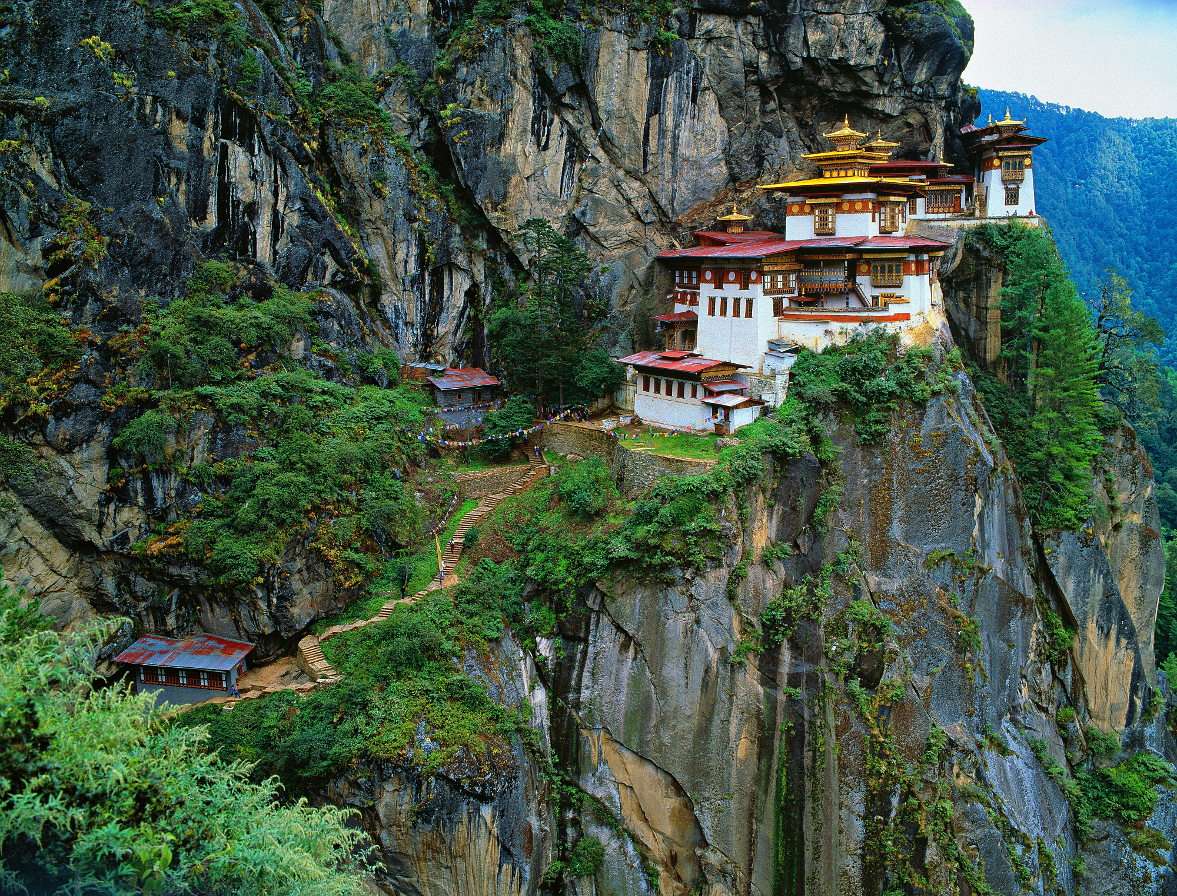 Klasztor Taktshang (Bhutan) puzzle online