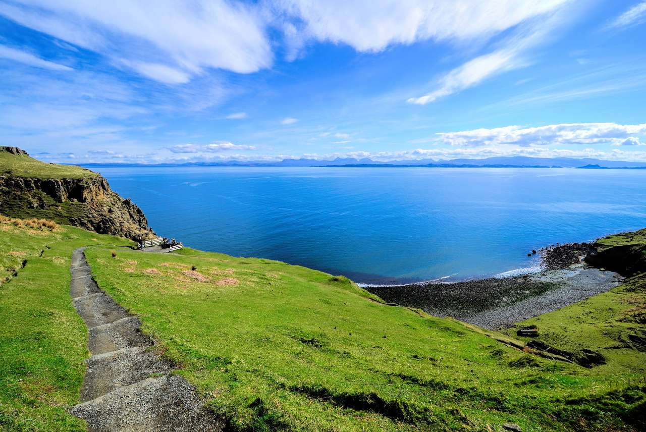 Wybrzeże wyspy Skye (Wielka Brytania) puzzle online