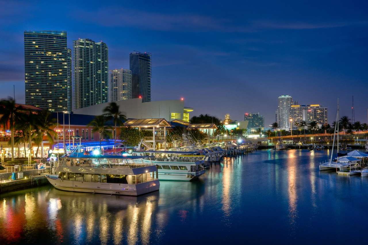 Marina w Miami (USA) puzzle online