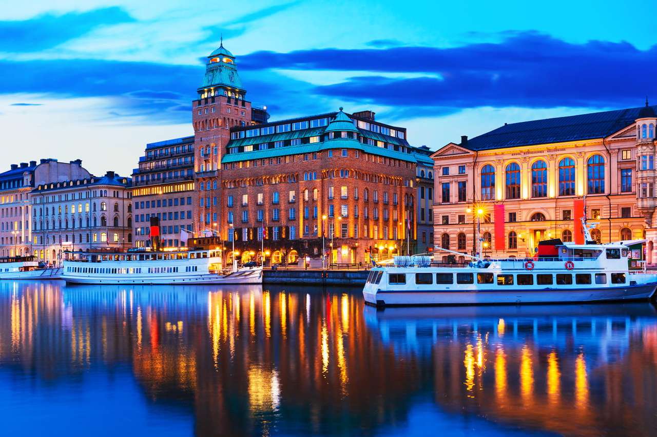 Gamla Stan w Sztokholmie (Szwecja) puzzle online