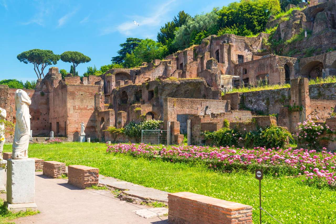 Ruiny Forum Romanum (Włochy) puzzle ze zdjęcia