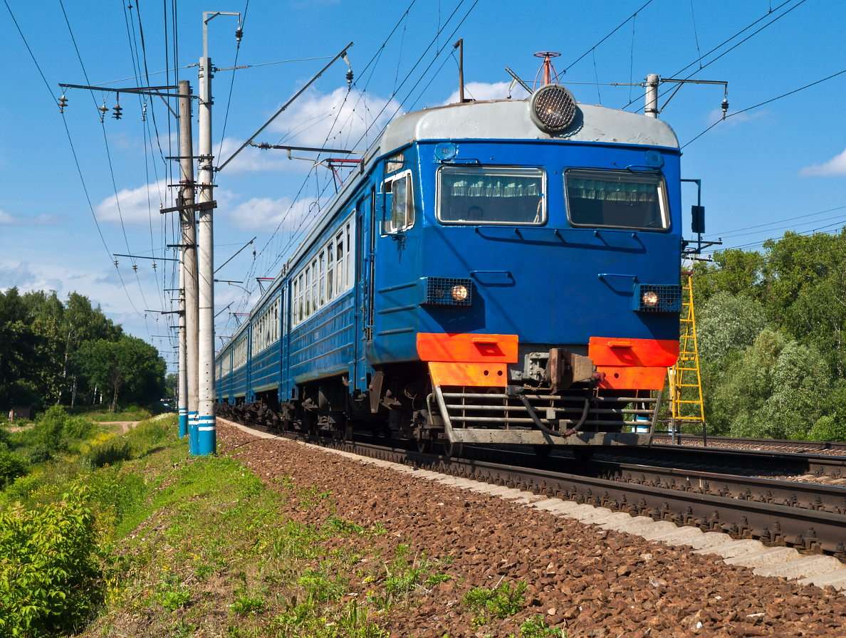 Elektryczny pociąg podmiejski (Rosja) puzzle online