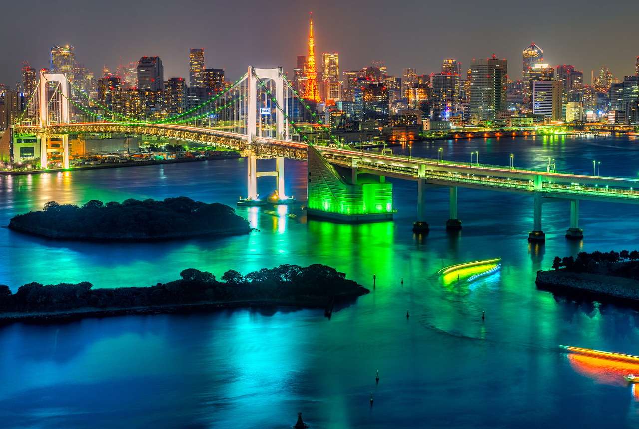 Tęczowy Most w Tokio (Japonia) puzzle