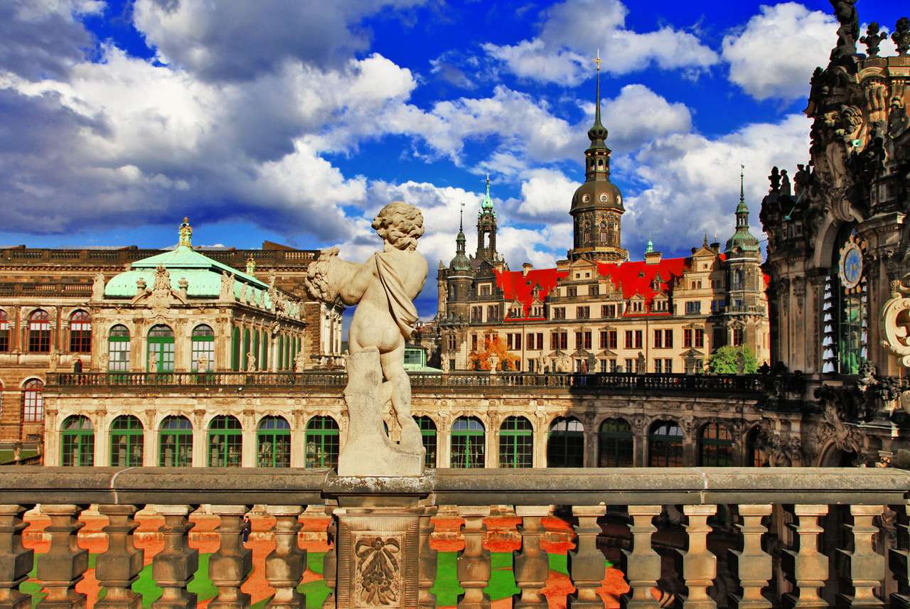 Barokowa architektura Drezna (Niemcy) puzzle online ze zdjęcia