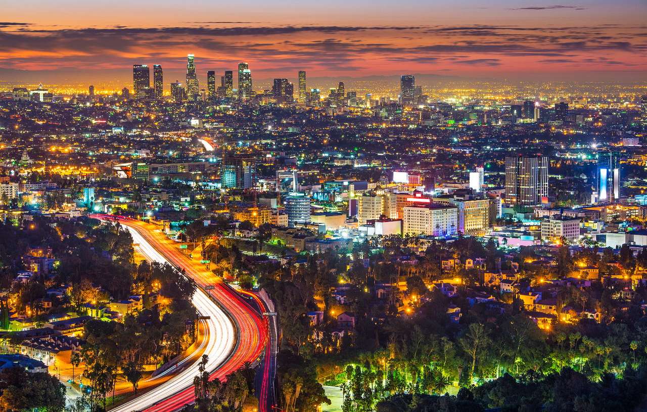 Panorama Los Angeles (USA) puzzle online ze zdjęcia