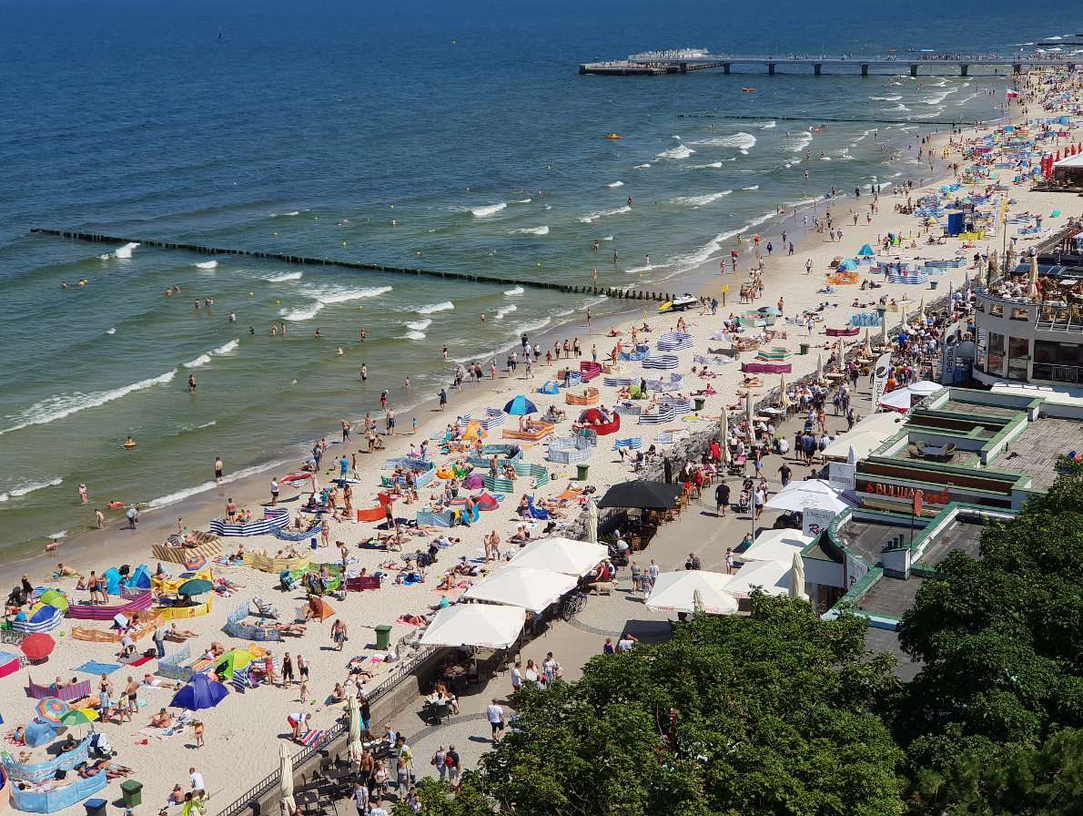 Plaża w Kołobrzegu puzzle online