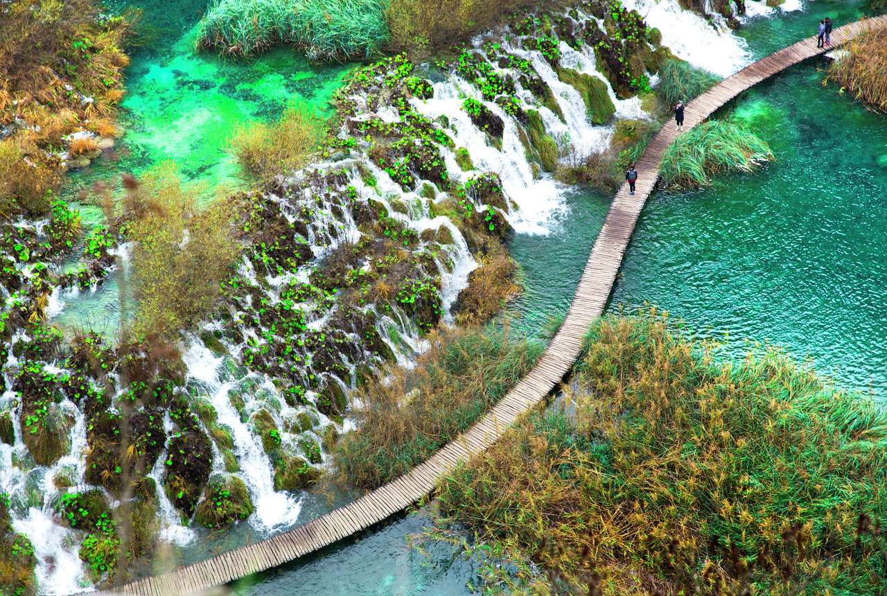 Park Narodowy Jezior Plitwickich (Chorwacja) puzzle online ze zdjęcia