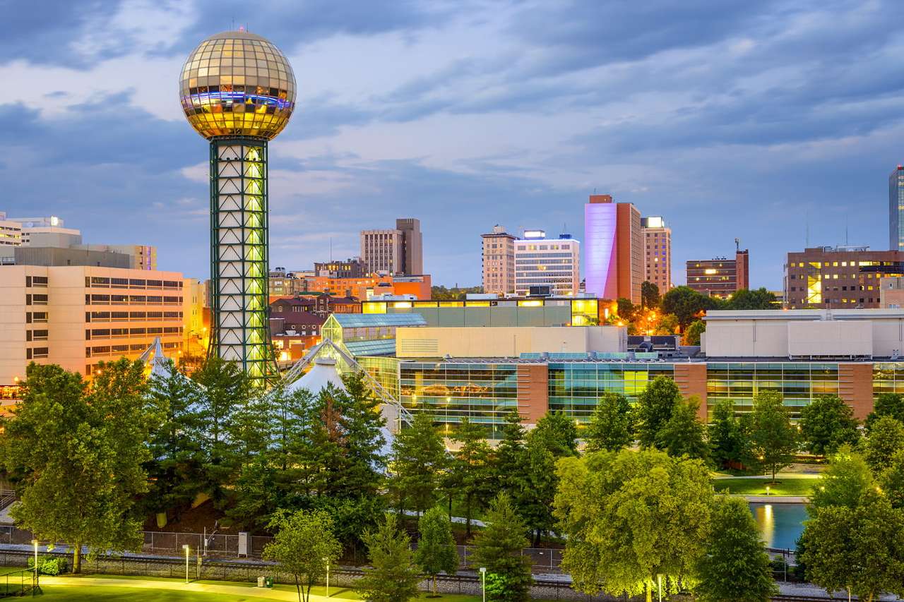 Budynek Sunsphere w Knoxville (USA) puzzle online