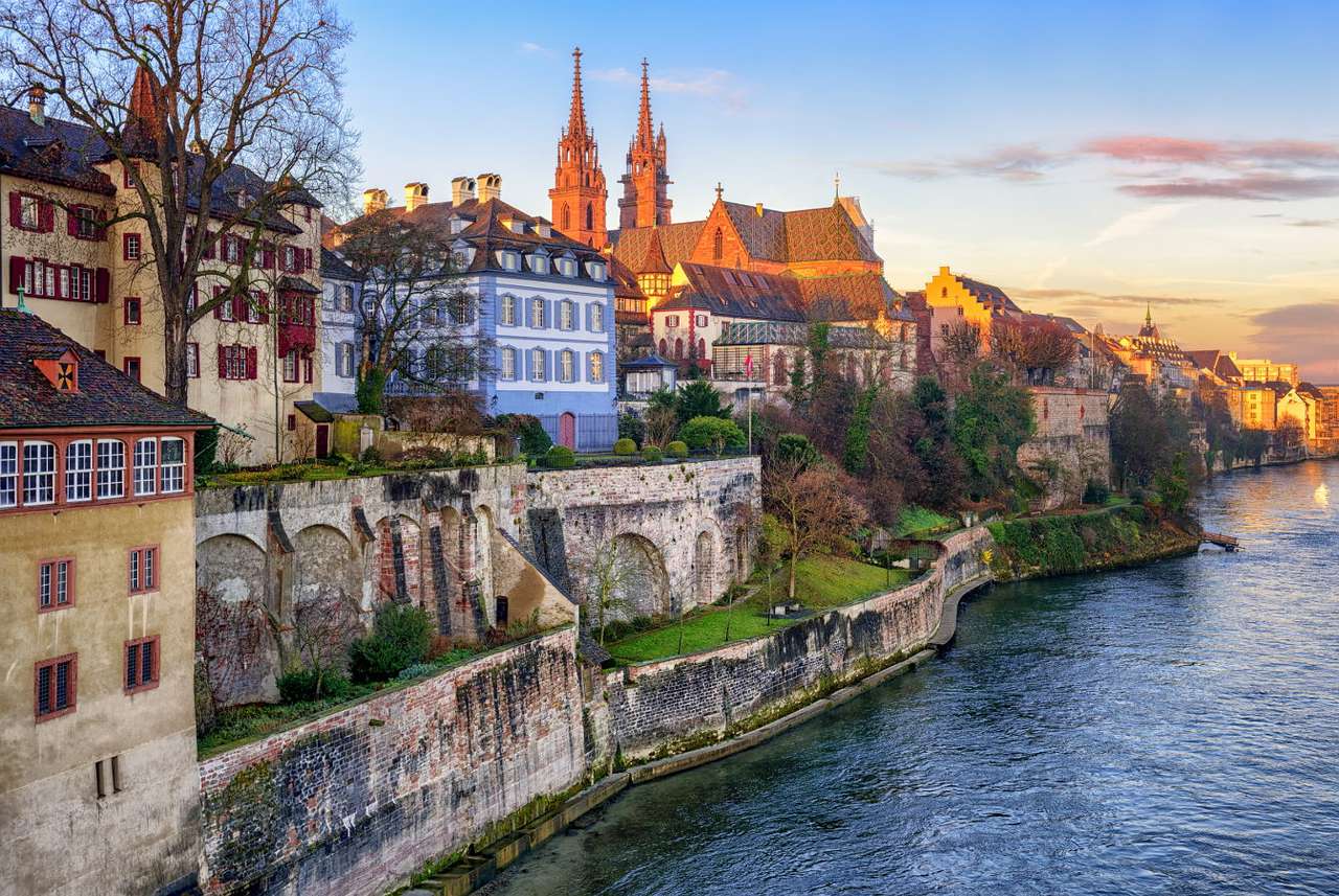 Stare Miasto w Bazylei (Szwajcaria) puzzle online ze zdjęcia
