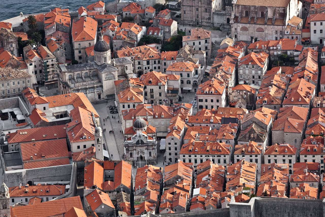 Stare miasto w Dubrowniku (Chorwacja) puzzle online ze zdjęcia