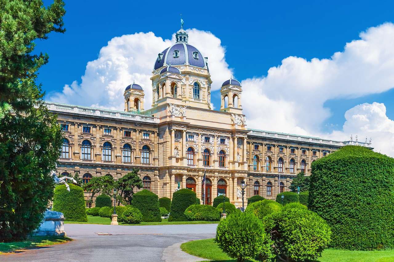 Gmach Muzeum Historii Sztuki w Wiedniu (Austria) puzzle online