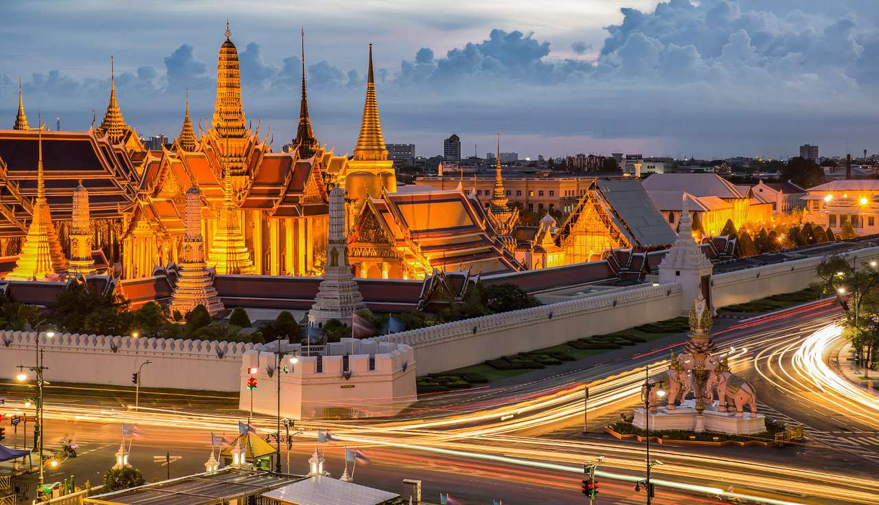 Pałac Królewski w Bangkoku (Tajlandia) puzzle online ze zdjęcia