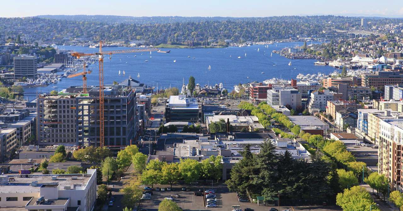 Dzielnica South Lake Union w Seattle (USA) puzzle online