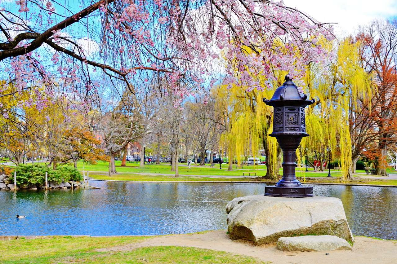 Boston Public Garden (USA) puzzle online ze zdjęcia